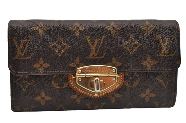 Auth Louis Vuitton Monogram Etoile Portefeuille Sarah Wallet M66556 LV 6570I