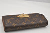 Auth Louis Vuitton Monogram Etoile Portefeuille Sarah Wallet M66556 LV 6570I