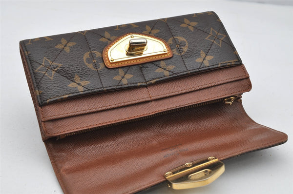 Auth Louis Vuitton Monogram Etoile Portefeuille Sarah Wallet M66556 LV 6570I