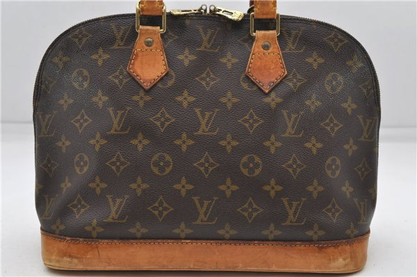 Authentic Louis Vuitton Monogram Alma Hand Bag Purse M51130 LV 6571D