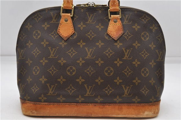 Authentic Louis Vuitton Monogram Alma Hand Bag Purse M51130 LV 6571D