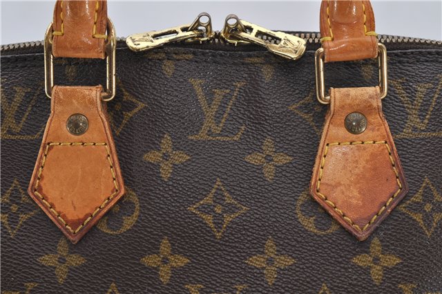 Authentic Louis Vuitton Monogram Alma Hand Bag Purse M51130 LV 6571D