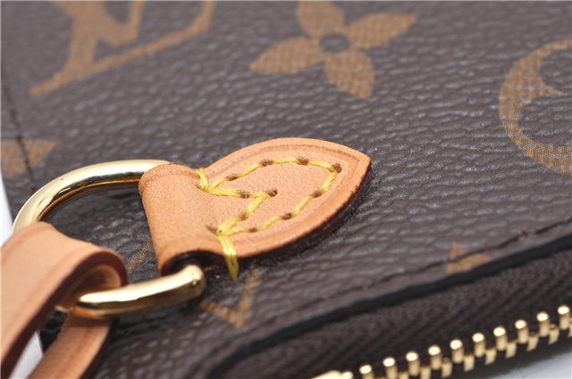 Authentic Louis Vuitton Monogram Neverfull Pouch Purse Clutch Bag LV 6572F