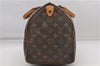 Authentic Louis Vuitton Monogram Speedy 35 Hand Boston Bag M41524 LV 6573D