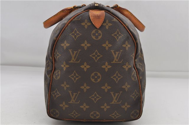 Authentic Louis Vuitton Monogram Speedy 35 Hand Boston Bag M41524 LV 6573D