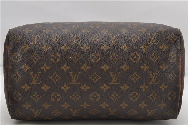 Authentic Louis Vuitton Monogram Speedy 35 Hand Boston Bag M41524 LV 6573D