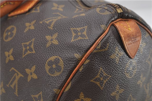 Authentic Louis Vuitton Monogram Speedy 35 Hand Boston Bag M41524 LV 6573D