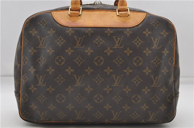 Authentic Louis Vuitton Monogram Deauville Hand Bag M47270 LV 6574D