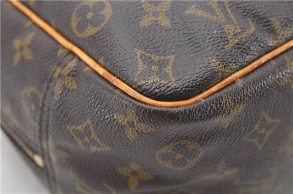 Authentic Louis Vuitton Monogram Deauville Hand Bag M47270 LV 6574D