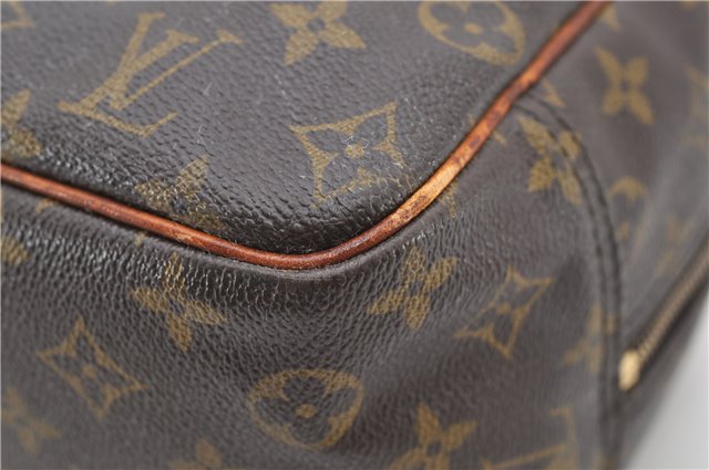 Authentic Louis Vuitton Monogram Deauville Hand Bag M47270 LV 6574D