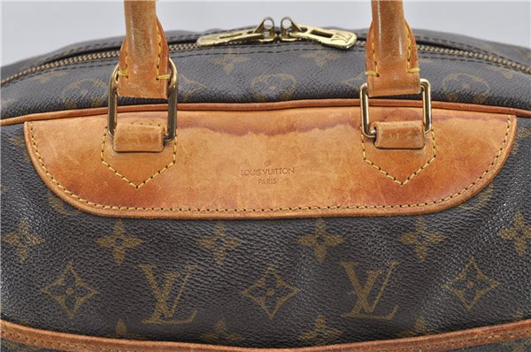 Authentic Louis Vuitton Monogram Deauville Hand Bag M47270 LV 6574D