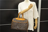 Authentic Louis Vuitton Monogram Deauville Hand Bag M47270 LV 6574D