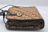 Authentic Christian Dior Trotter Hand Tote Bag Canvas Leather Brown 6576I