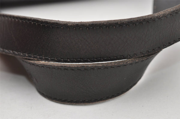 Authentic Christian Dior Trotter Hand Tote Bag Canvas Leather Brown 6576I