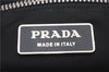 Authentic PRADA Nylon Leather Shoulder Tote Bag Black 6577C