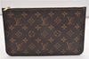 Authentic Louis Vuitton Monogram Neverfull Pouch Purse Clutch Bag LV 6578F