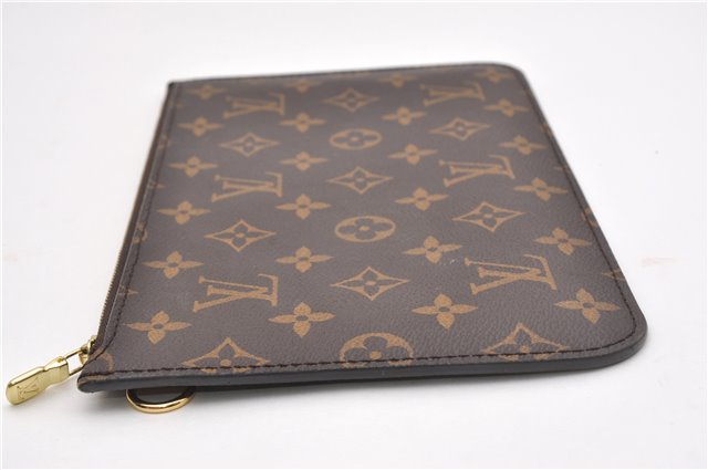 Authentic Louis Vuitton Monogram Neverfull Pouch Purse Clutch Bag LV 6578F