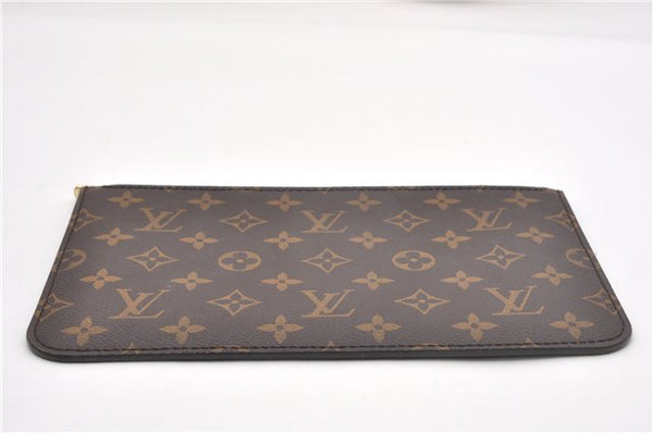 Authentic Louis Vuitton Monogram Neverfull Pouch Purse Clutch Bag LV 6578F