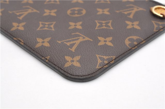 Authentic Louis Vuitton Monogram Neverfull Pouch Purse Clutch Bag LV 6578F