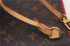 Authentic Louis Vuitton Monogram Neverfull Pouch Purse Clutch Bag Red LV 6580F