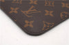 Authentic Louis Vuitton Monogram Neverfull Pouch Purse Clutch Bag Red LV 6580F
