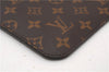Authentic Louis Vuitton Monogram Neverfull Pouch Purse Clutch Bag Red LV 6580F