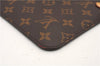 Authentic Louis Vuitton Monogram Neverfull Pouch Purse Clutch Bag Red LV 6580F