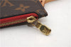 Authentic Louis Vuitton Monogram Neverfull Pouch Purse Clutch Bag Red LV 6580F