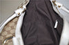 Authentic GUCCI Abbey Shoulder Tote Bag GG Canvas Leather 189835 Brown 6582D