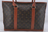 Auth Louis Vuitton Monogram Sac Weekend PM Vintage Tote Hand Bag M42425 LV 6585D