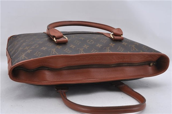 Auth Louis Vuitton Monogram Sac Weekend PM Vintage Tote Hand Bag M42425 LV 6585D