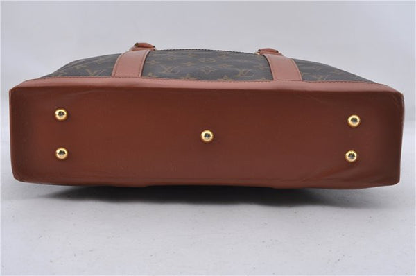 Auth Louis Vuitton Monogram Sac Weekend PM Vintage Tote Hand Bag M42425 LV 6585D