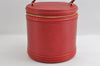 Authentic Louis Vuitton Epi Cannes Red Cosmetic Hand Bag Purse M48037 LV 6585I