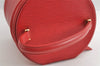 Authentic Louis Vuitton Epi Cannes Red Cosmetic Hand Bag Purse M48037 LV 6585I