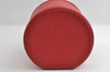 Authentic Louis Vuitton Epi Cannes Red Cosmetic Hand Bag Purse M48037 LV 6585I