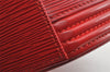 Authentic Louis Vuitton Epi Cannes Red Cosmetic Hand Bag Purse M48037 LV 6585I