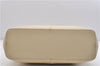 Authentic BURBERRY Vintage Leather Shoulder Hand Bag Purse Ivory 6586C