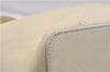 Authentic BURBERRY Vintage Leather Shoulder Hand Bag Purse Ivory 6586C