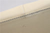 Authentic BURBERRY Vintage Leather Shoulder Hand Bag Purse Ivory 6586C