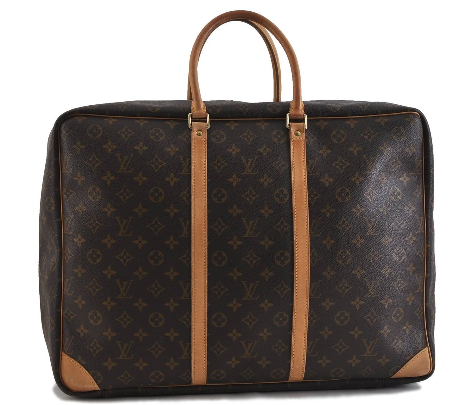 Authentic LOUIS VUITTON Monogram Sirius 50 Travel Hand Bag M41406 LV 6587C