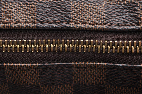 Authentic Louis Vuitton Damier Portobello PM Shoulder Hand Bag N41184 LV 6587I