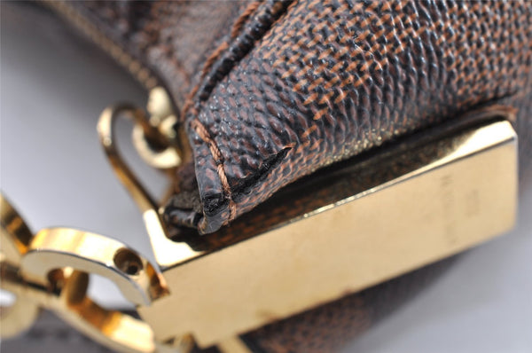 Authentic Louis Vuitton Damier Portobello PM Shoulder Hand Bag N41184 LV 6587I