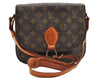 Authentic Louis Vuitton Monogram Saint Cloud GM M51242 Shoulder Cross Bag 6588I