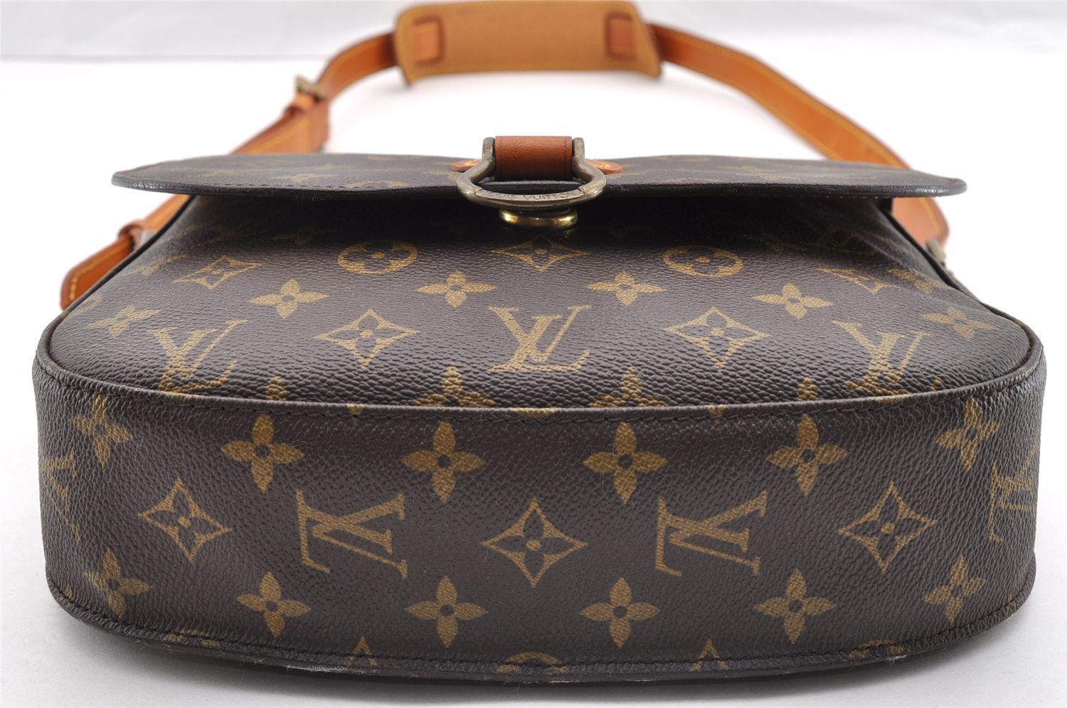 Authentic Louis Vuitton Monogram Saint Cloud GM M51242 Shoulder Cross Bag 6588I
