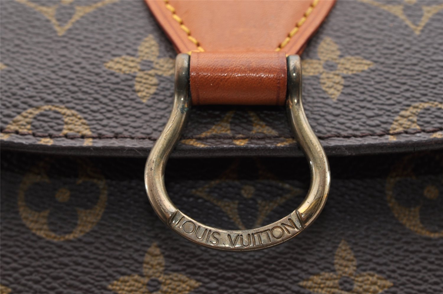 Authentic Louis Vuitton Monogram Saint Cloud GM M51242 Shoulder Cross Bag 6588I