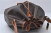 Authentic CELINE Macadam Blason Shoulder Cross Body Bag PVC Leather Brown 6590D