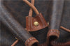 Authentic CELINE Macadam Blason Shoulder Cross Body Bag PVC Leather Brown 6590D