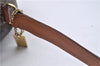 Authentic CELINE Macadam Blason Shoulder Cross Body Bag PVC Leather Brown 6590D