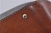 Authentic CELINE Macadam Blason Shoulder Cross Body Bag PVC Leather Brown 6590D