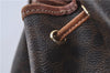Authentic CELINE Macadam Blason Shoulder Cross Body Bag PVC Leather Brown 6590D